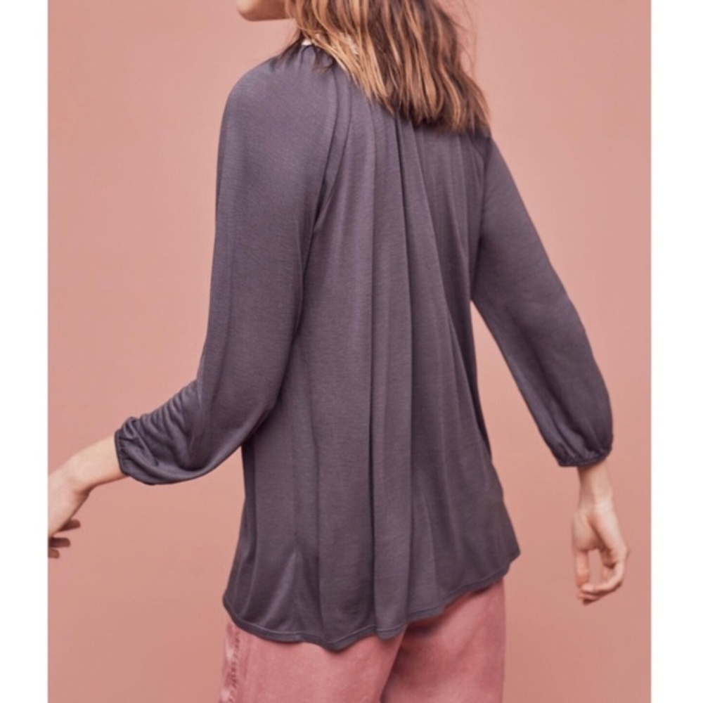 Anthropologie One September Nightingale Tassel Top - Picture 3 of 8